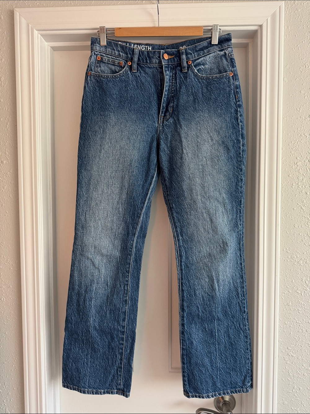 J. Crew Full Length Demi Boot Jeans